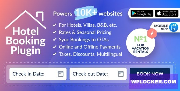 Hotel Booking v4.10.3 - Property Rental WordPress Plugin