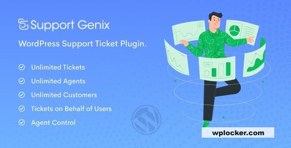 Support Genix v1.6.4 – WordPress Support Ticket Plugin