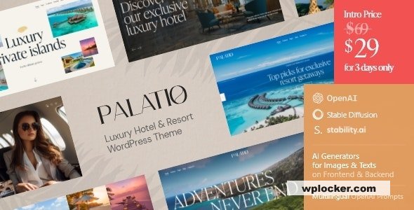 Palatio v1.0 - Luxury Hotel & Resort WordPress Theme