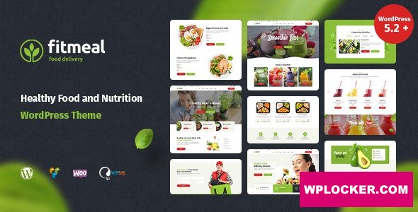 Fitmeal v1.2.4 - Organic Food Delivery and Healthy Nutrition WordPress Theme