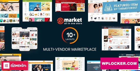 eMarket v4.8.0 - Multi Vendor MarketPlace WordPress Theme
