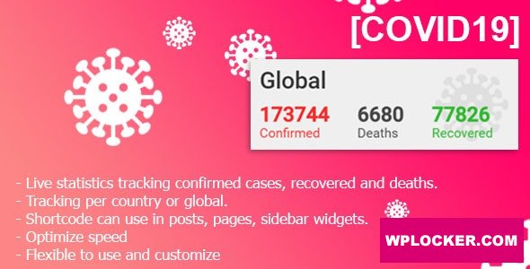 COVID-19 Live Statistics for WordPress v2.1.2