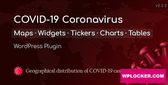 COVID-19 Coronavirus v2.3.5 - Live Map WordPress Plugin