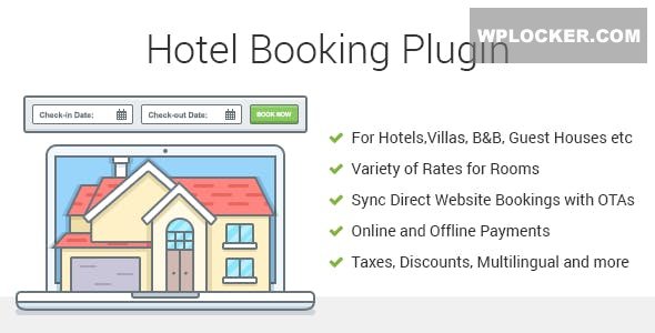 Hotel Booking v4.2.5 - Property Rental WordPress Plugin