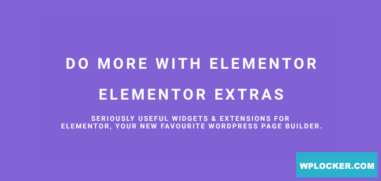 Elementor Extras v2.2.50 - Do more with Elementor