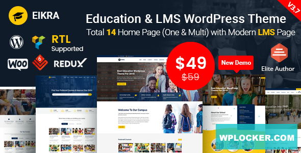Eikra Education v4.4.2 - Education WordPress Theme