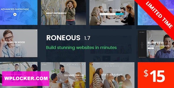 Roneous v1.8 - Creative Multi-Purpose WordPress Theme