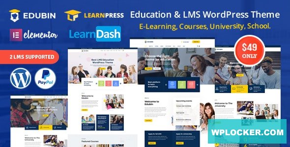 Edubin v8.12.12 - - Education LMS WordPress Theme