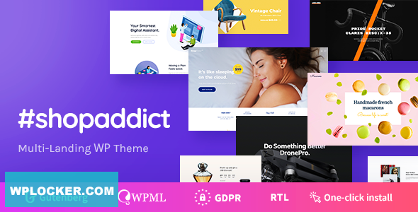 Shopaddict v1.0.4 - WordPress Landing Pages To Sell Anything