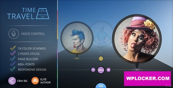 Time Travel v1.9 - Timeline WordPress Theme