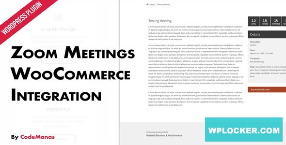 Zoom Integration for WooCommerce v2.1.5