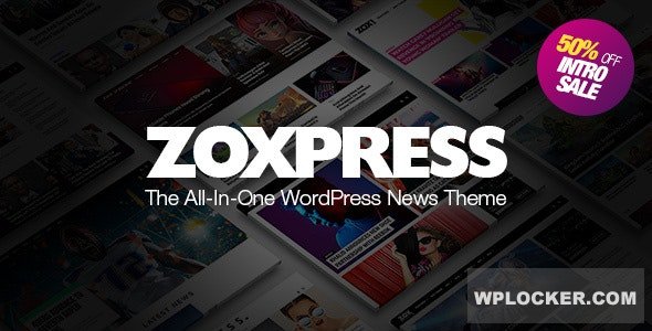 ZoxPress v2.08.0 - All-In-One WordPress News Theme