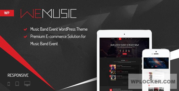 WeMusic v1.8.0 - Music Band Event WordPress Theme