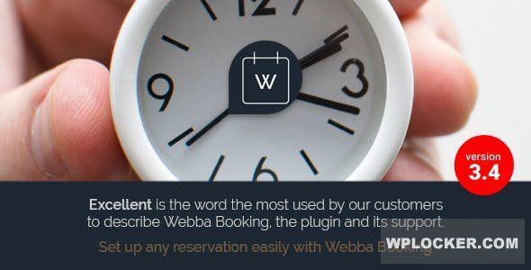 Webba Booking v5.0.38 - WordPress Appointment & Reservation plugin