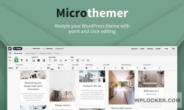 MicroThemer v7.1.1.5 - WordPress CSS Editor