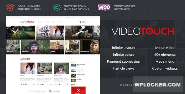 VideoTouch v1.8.7 - Video WordPress Theme