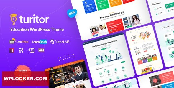 Turitor v1.1.8 - LMS & Education WordPress Theme