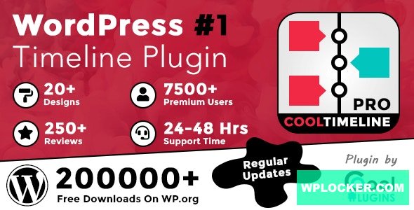 [Download] Cool Timeline Pro v3.4.2 – WordPress Timeline Plugin NULLED