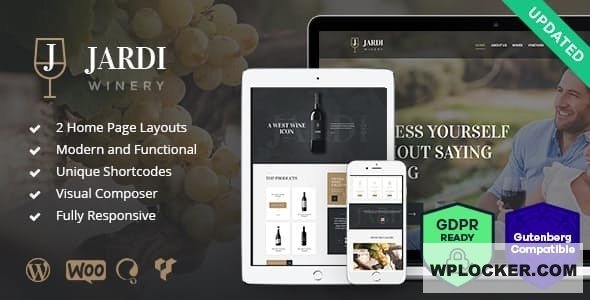 Jardi v1.8 - Winery, Vineyard & Wine Shop WordPress Theme