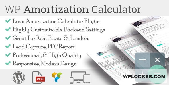 WP Amortization Calculator v1.5.2