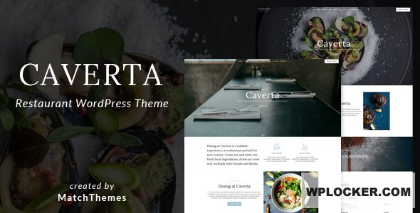 Caverta v1.3.2 - Fine Dining Restaurant WordPress Theme