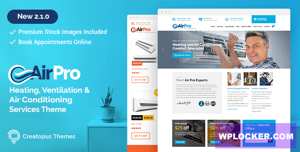 AirPro v2.6.12 - Heating and Air conditioning Theme