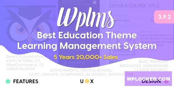 [Free Download] WPLMS v3.9.9 - Learning Management System for WordPress