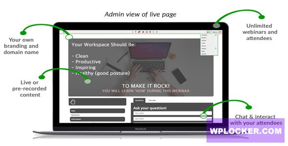 [Free Download] WebinarPress Pro v2.24.24 – WordPress Webinar Plugin NULLED