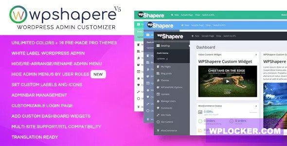 [Free Download] WPShapere v6.1.3 - WordPress Admin Theme NULLED