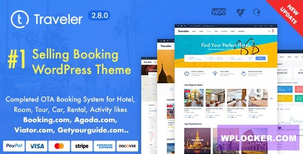 [Download] Traveler v2.8.0 - Travel Booking WordPress Theme