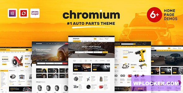 Chromium v1.3.26 - Auto Parts Shop WordPress Theme
