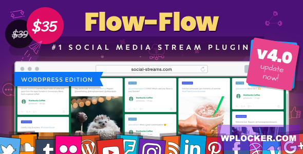 [Download] Flow-Flow v4.1.32 – WordPress Social Stream Plugin