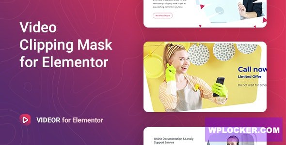 Videor v1.1.1 - Video Clipping Mask for Elementor