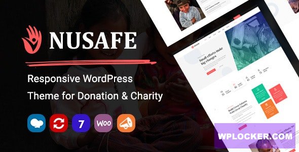 Nusafe v1.4 - Responsive WordPress Theme for Donation & Charity