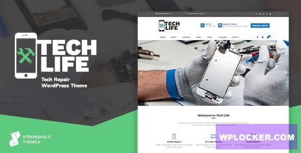 TechLife v10.7 - Mobile, Tech & Electronics Repair Shop WordPress Theme
