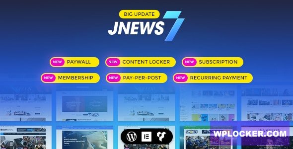 JNews v7.0.1 - WordPress Newspaper Magazine Blog AMP