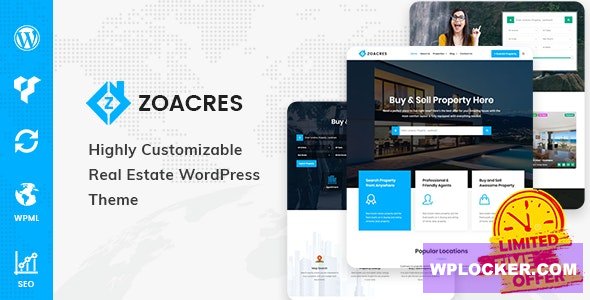 Zoacres v1.1.0 - Real Estate WordPress Theme