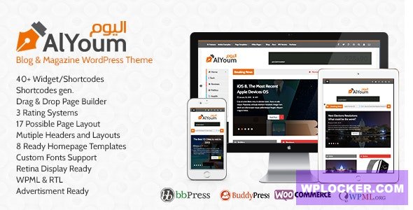 AlYoum v6.0.1 - Retina Magazine and Blog WordPress Theme
