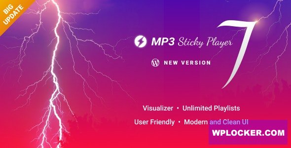 MP3 Sticky Player v7.2 - Wordpress Plugin