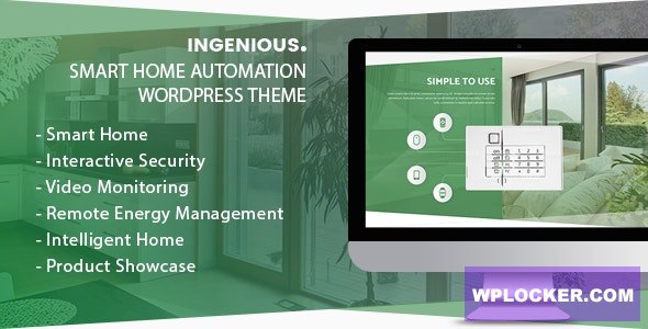 Ingenious v1.2.1 - Smart Home Automation WordPress Theme