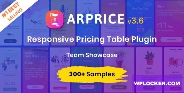 ARPrice v3.9 – Ultimate Compare Pricing table plugin NULLED