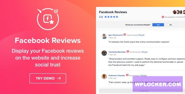 Facebook Reviews v1.2.5 - Facebook Reviews plugin