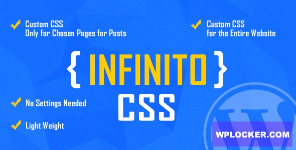 INFINITO v1.2 - Custom CSS for Chosen Pages and Posts