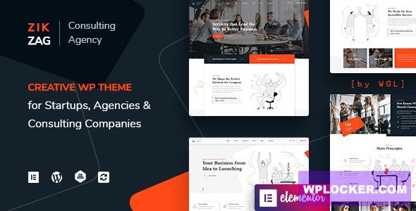 ZikZag v1.1.0 - Consulting & Agency WordPress Theme