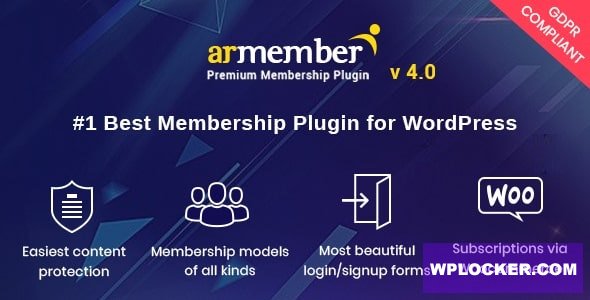 ARMember v4.0.0 - WordPress Membership Plugin