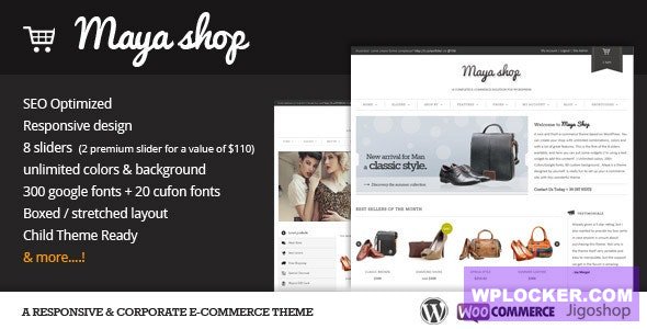 MayaShop v3.7.7 - A Flexible Responsive e-Commerce Theme
