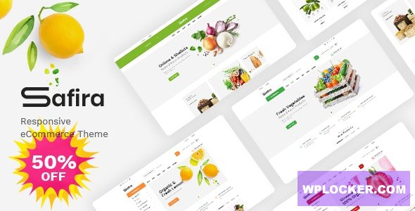 Safira v1.0.9 - Food & Organic WooCommerce WordPress Theme