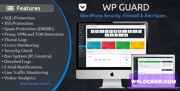 WP Guard v1.4 - Security, Firewall & Anti-Spam plugin for WordPress