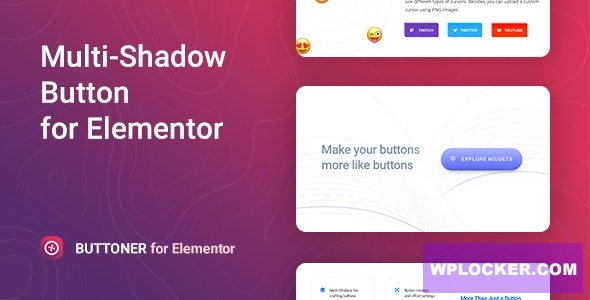 Buttoner v1.0.2 - Multi-shadow Button for Elementor