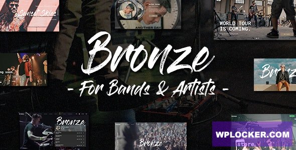Bronze v1.0.0 - A Professional Music WordPress Theme